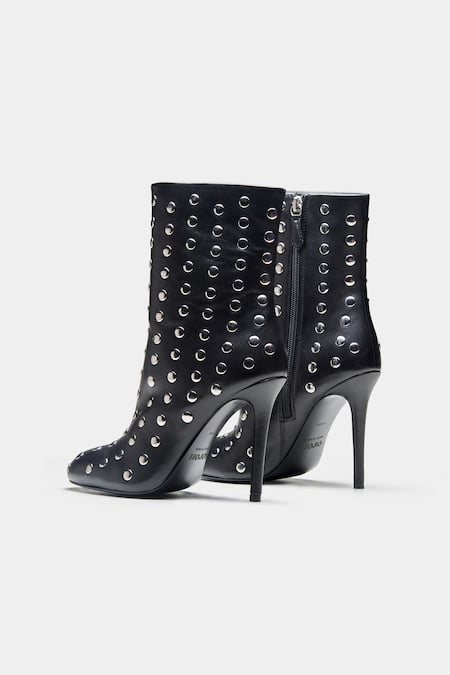 Oroh Eliana Studded Genuine Leather Ankle Boots 