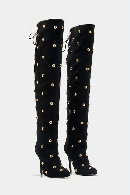 Oroh Dolores Studded Knee High Boots 