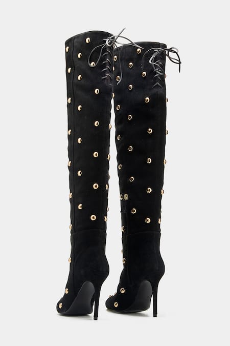 Oroh Dolores Studded Knee High Boots 