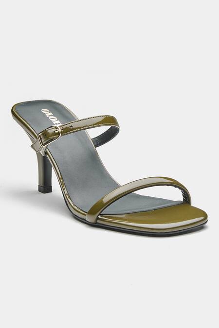 Buy_Oroh_Green Gloria Thin Strap Pencil Heel Sandals _Online_at_Aza_Fashions
