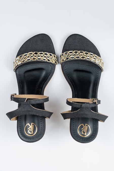 Preet Kaur Nehrin Embroidered Block Heels 