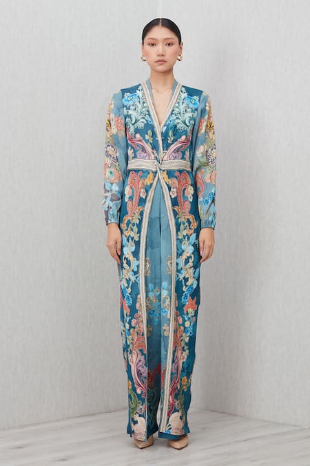 RANNA GILL Aurela Wrap Jumpsuit 