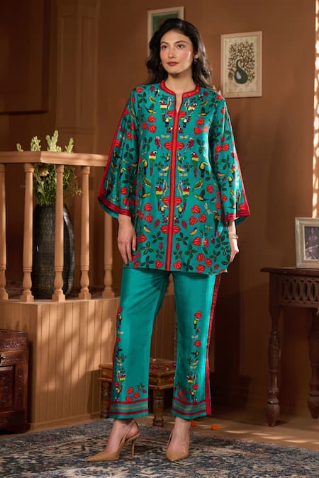 Taroob Bagh-E-Bulbul Embellished Kurta & Pant Set 
