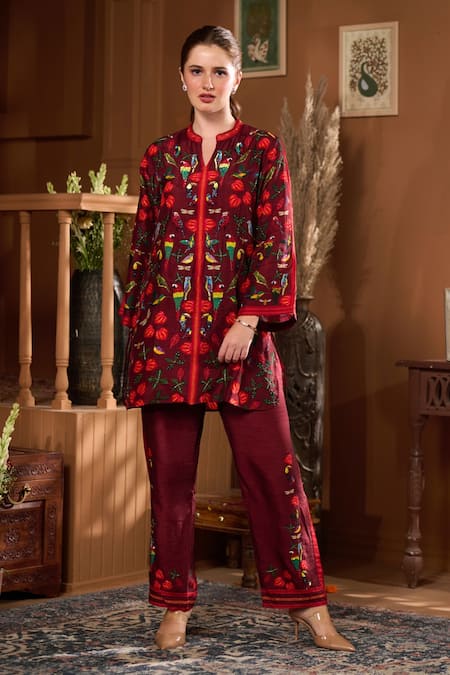 Taroob Bagh-E-Bulbul Embellished Kurta With Pant 