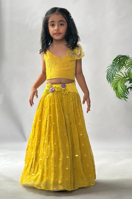 Merge Design Embellished Skirt & Blouse Co-ord Set 