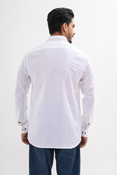 Kalpana Naik Teddy Buddy Hand Embroidered Shirt 