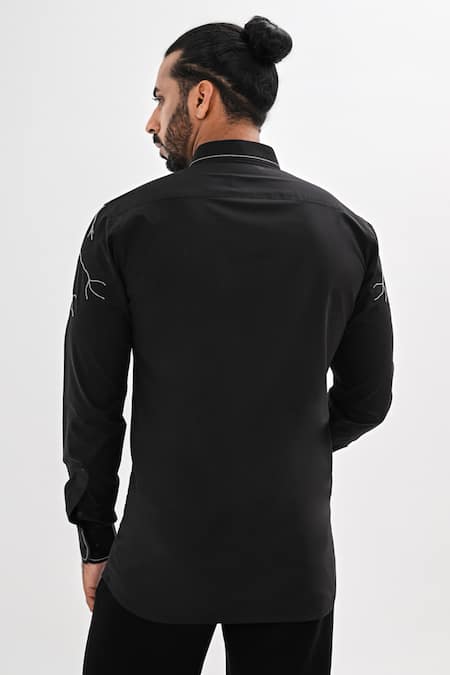 Kalpana Naik Electric Pulse Hand Embroidered Shirt 