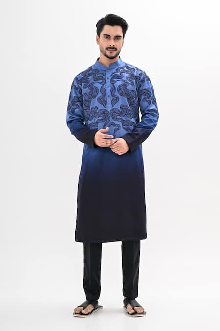 Kalpana Naik Aquira Hand Embroidered Kurta Set