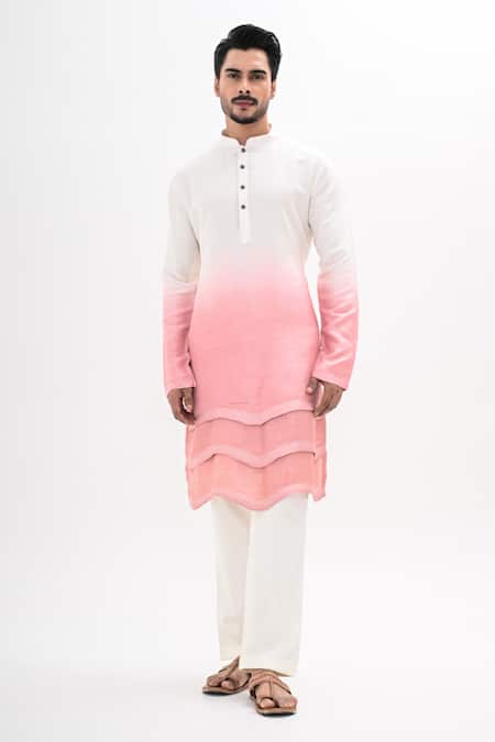 Kalpana Naik Pink Ombre Kurta & Pant Set 