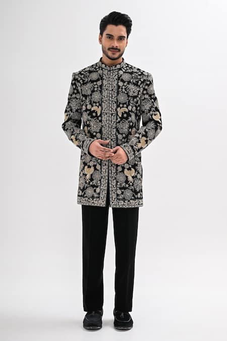 Kalpana Naik Banghira Embroidered Achkan Set 