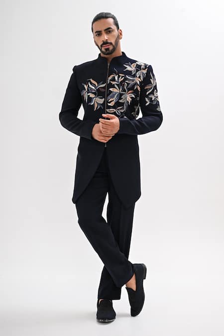 Kalpana Naik Nazeera Hand Embroidered Achkan Set 