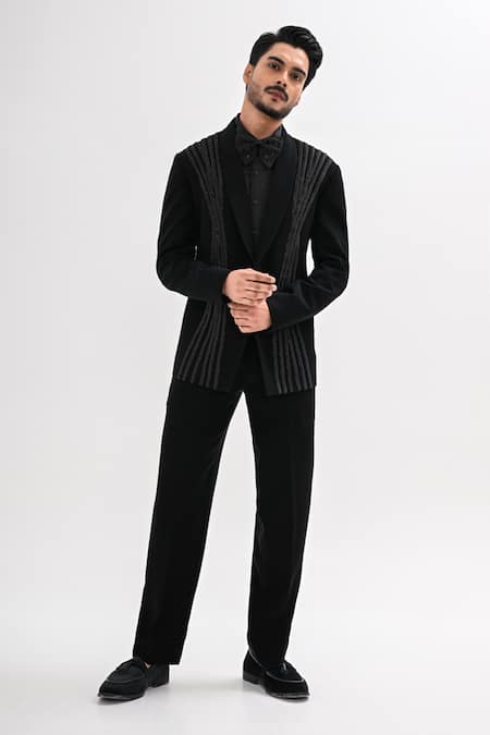 Kalpana Naik Velinor Hand Embroidered Tuxedo Pant Set 