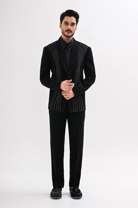 Kalpana Naik Velinor Hand Embroidered Tuxedo Pant Set 