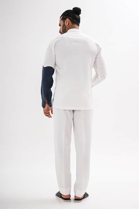 Kalpana Naik Dual Colored Shirt & Pant Co-ord Set 