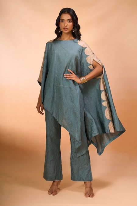 Divyam Mehta High Low Hem Kurta With Pant 