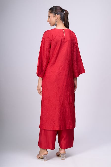 Divyam Mehta Patchwork Embroidered Kurta & Pant Set 