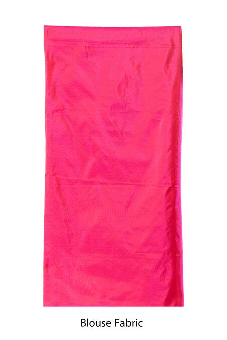 Mint N Oranges_Green Georgette Sequins Work Saree With Unstitched Blouse Piece _at_Aza_Fashions