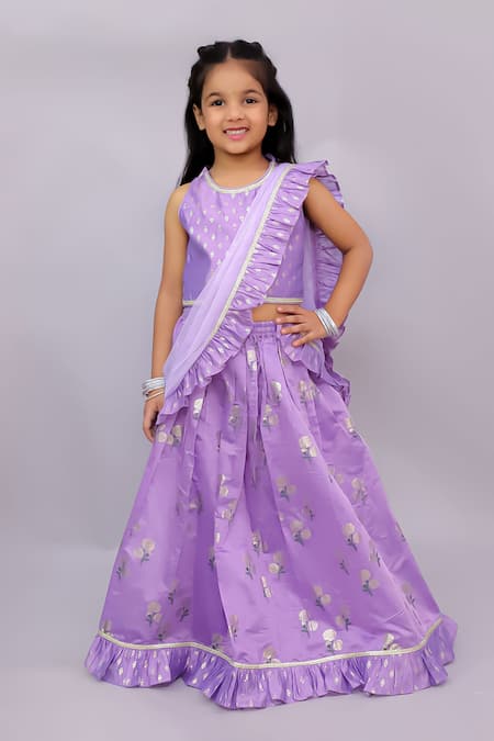 Lil Drama Mishti Printed Lehenga Set 