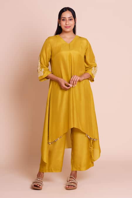 Brij Kaira Green Muslin Kurta Set 
