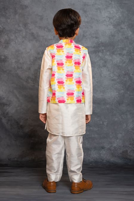 JILMIL DREAMWEAR Digital Printed Bundi Kurta Set 