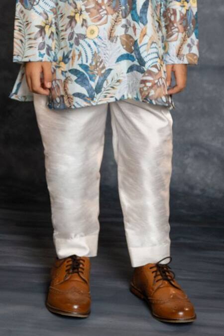 Buy_JILMIL DREAMWEAR_Multi Color Cotton, Linen Digital Print Kurta And Pant Set _Online_at_Aza_Fashions