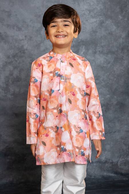 Buy_JILMIL DREAMWEAR_Multi Color Cotton, Linen Digital Printed Kurta And Pant Set 