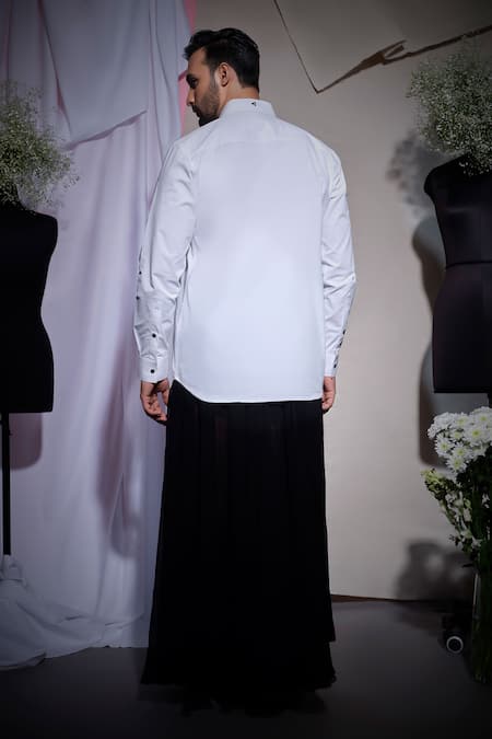 Echke White Zara Cotton Shirt 