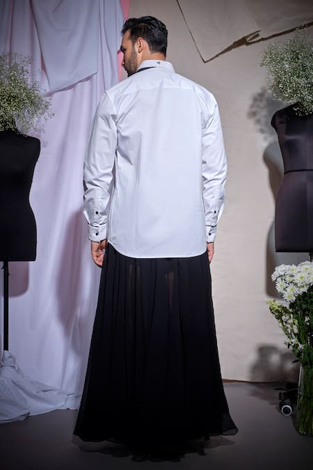 Echke White Cotton Shirt 