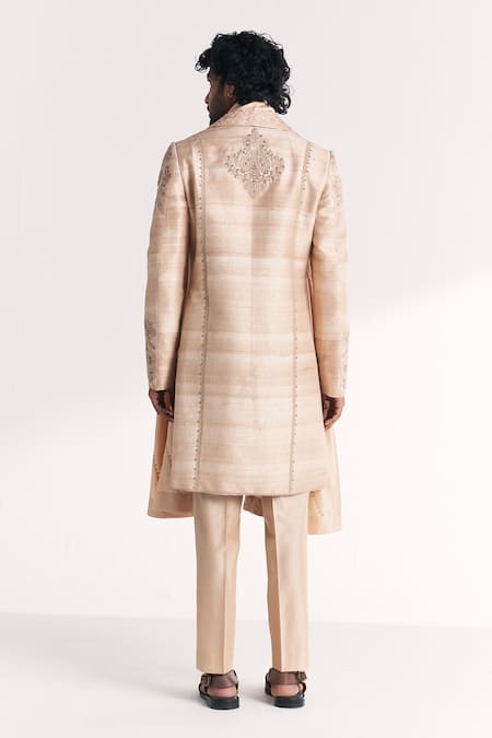 Studio Bagechaa Utsav Ivory Embroidered Achkan Set 