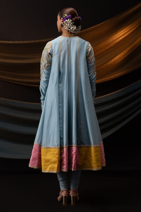 Svastih Gulnar 3D Floral Applique Anarkali Set 