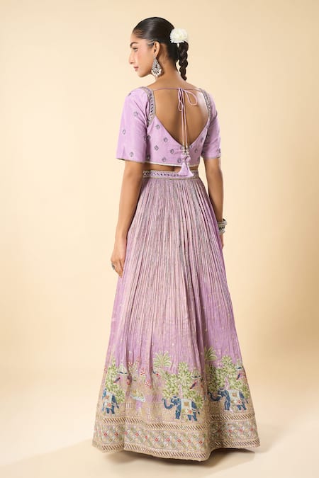 Samyukta Singhania Hand Embroidered Lehenga Set 