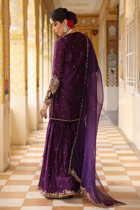 Label Niti Bothra Embroidered Sharara Set 