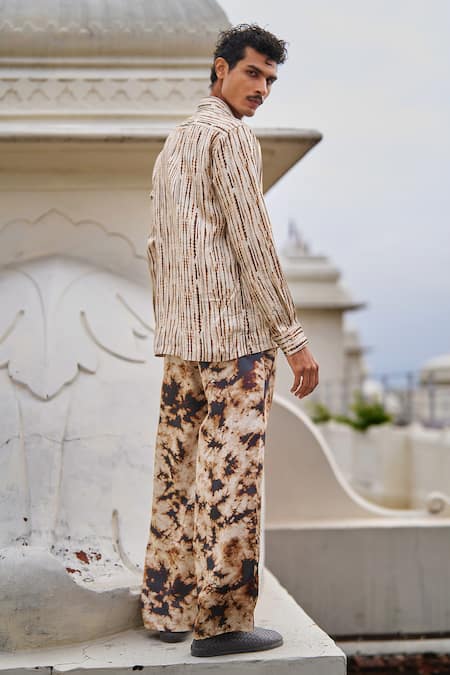 Dash And Dot Tie-Dye Straight-Fit Trouser 