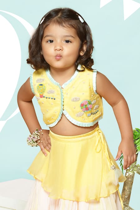 Toddle Kidswear Up In The Air Skirt With Top 