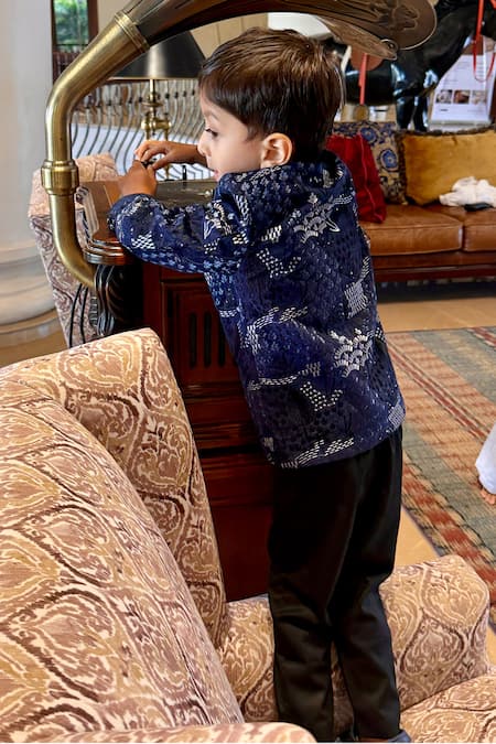 Funny Bones Clothings Embroidered Jodhpuri Set 