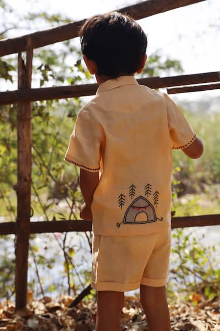 Funny Bones Clothings Printed Shorts Set 