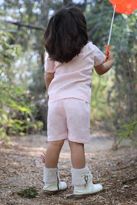 Funny Bones Clothings The Serenity By The Shore Printed Shorts Set 