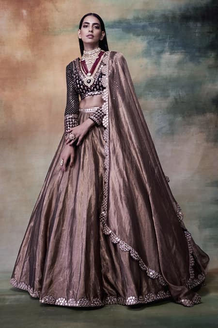 Vvani By Vani Vats Embroidered Bridal Lehenga Set 