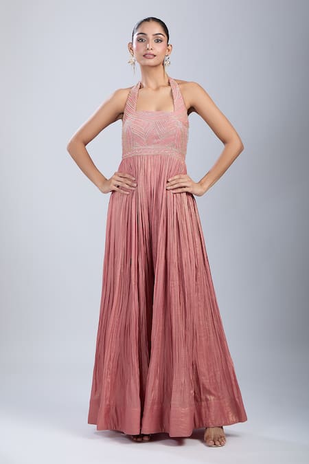 Samyukta Singhania Yoke Embroidered Gown 