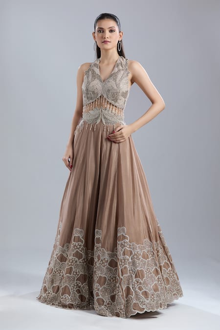 Samyukta Singhania Sequin Embroidered Gown 