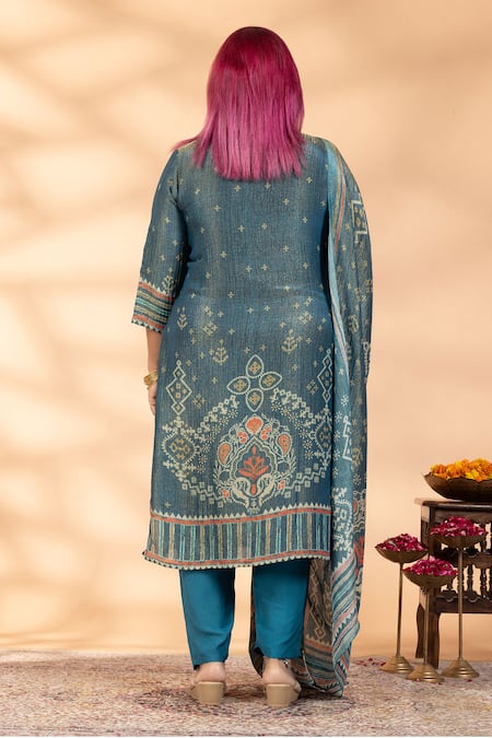 Mamicha Printed Kurta Pant Set 