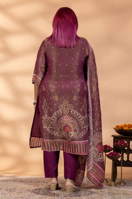 Mamicha Printed Kurta Pant Set 