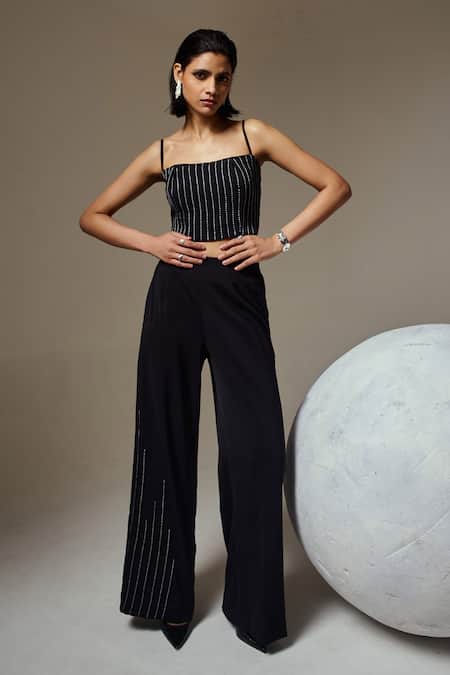 Orthodox Flow Stripes Wide Legged Pant 
