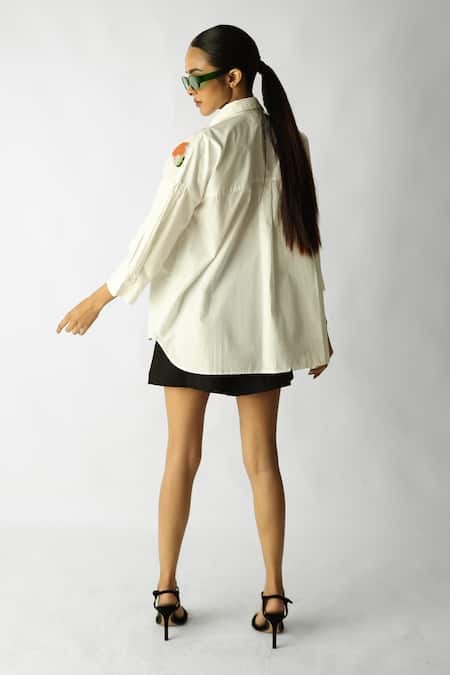 Studio Moda India The Patch Verse Embroidered Shirt 