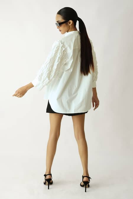 Studio Moda India The Flutter Bow Shirt 