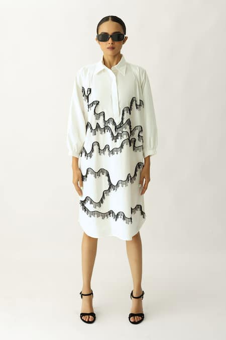 Studio Moda India The Meridian Pipe Work Dress 