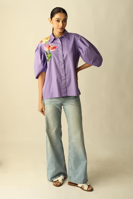 Studio Moda India The Whisp Embroidered Shirt 