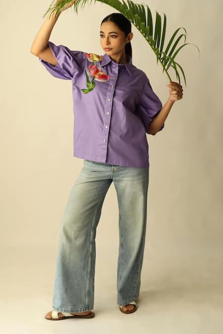 Studio Moda India The Whisp Embroidered Shirt 