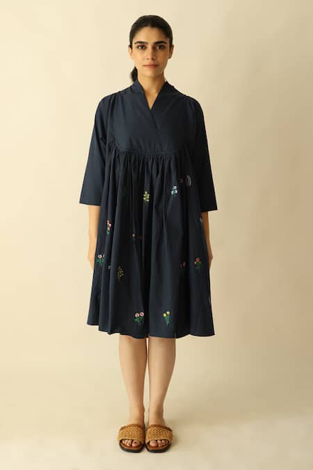 Studio Moda India The Bloomthread Embroidered Dress 