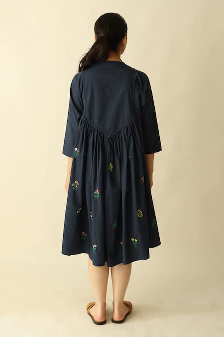 Studio Moda India The Bloomthread Embroidered Dress 